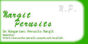 margit perusits business card